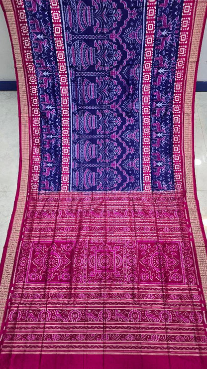 Sambalpuri handloom original pata pasapali desing saree