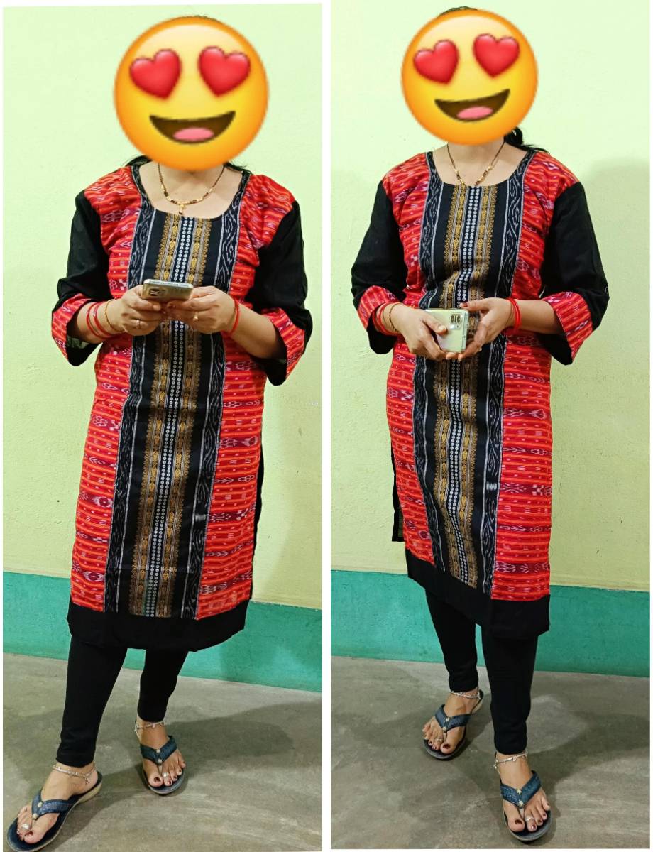 Sambalpuri handloom  cotton kurti
