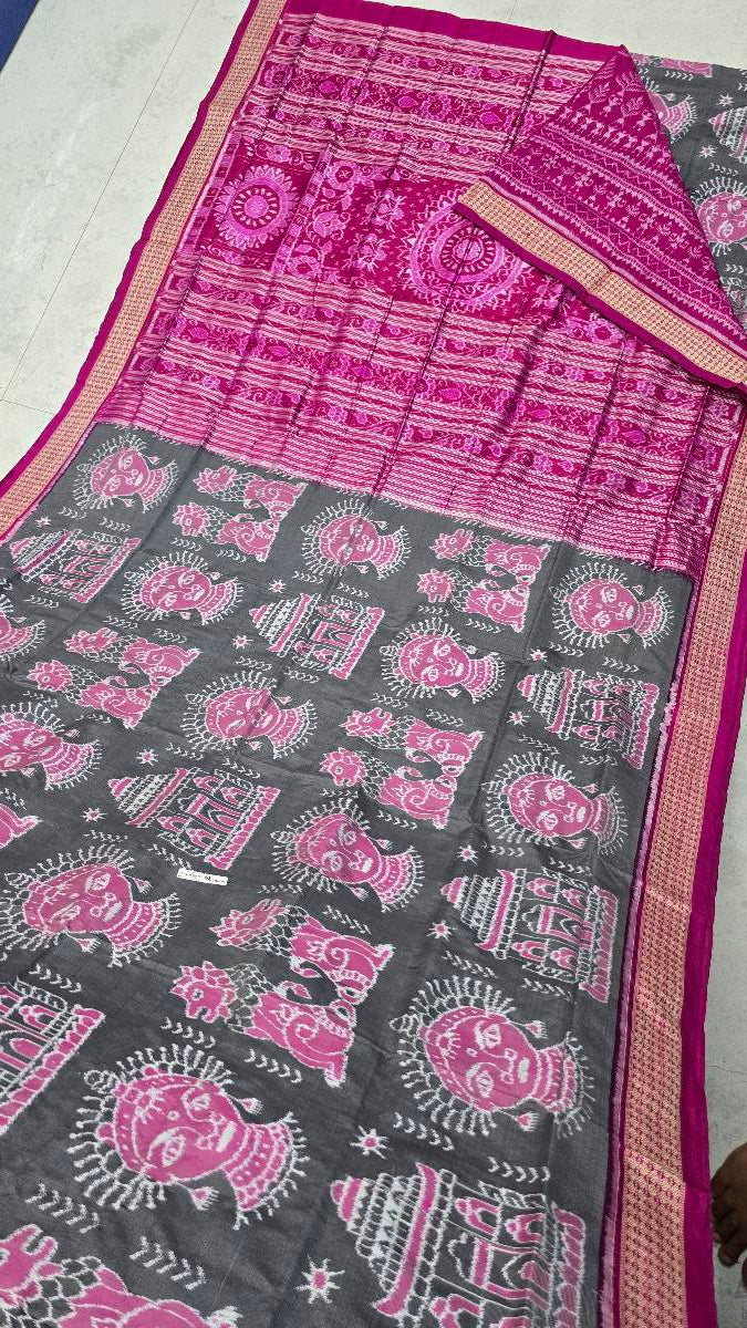 Sambalpuri handloom  bp work original pata saree