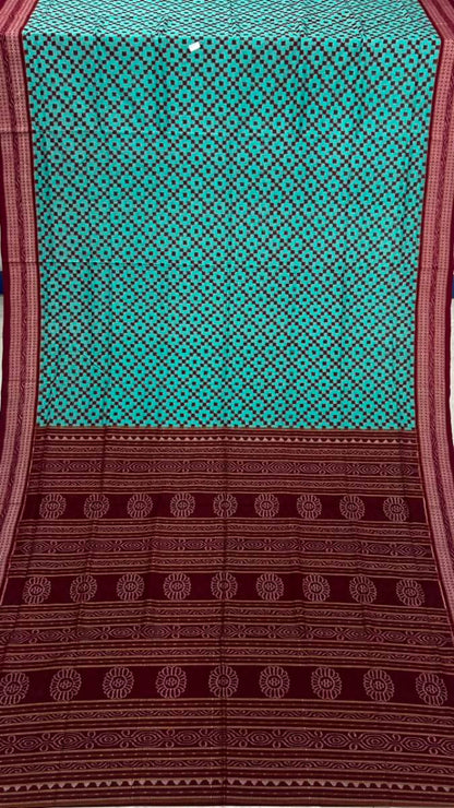 New modern design Pasapali Sambalpuri saree