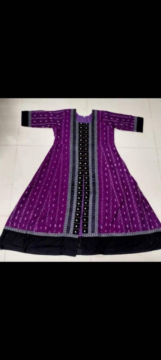 Sambalpuri gown cotton fabric