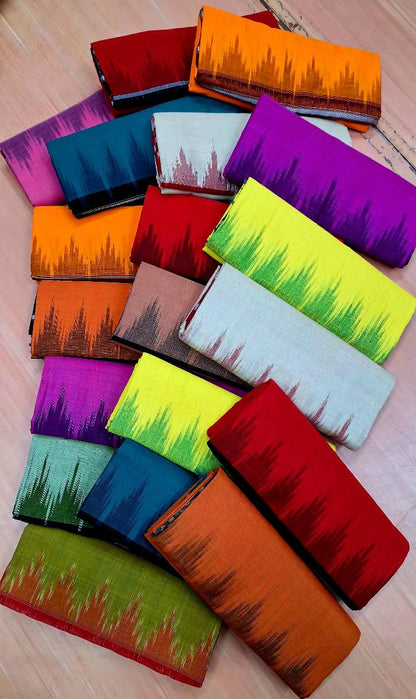 Handloom maniabandha cotton saree