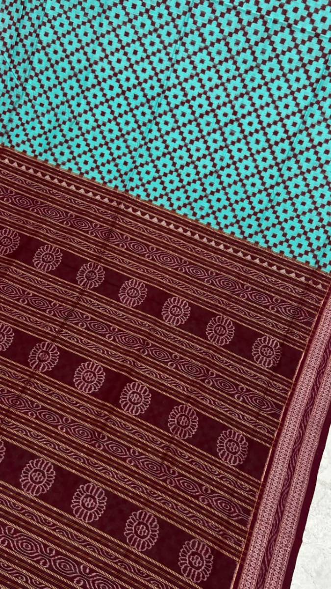 New modern design Pasapali Sambalpuri saree