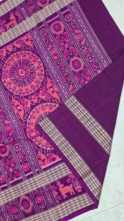 Cotton-silk mix new  combination sambalpuri bapta pata
