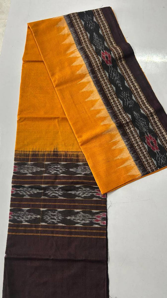 Yellow coffe colour combination duppata