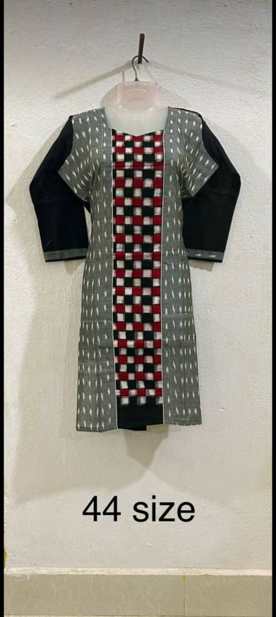 Sambalpuri side cut kurti