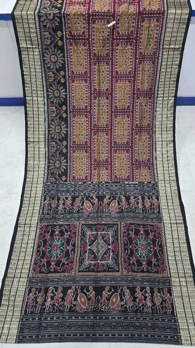 Cotton and silk combination sambalpuri bapta pata