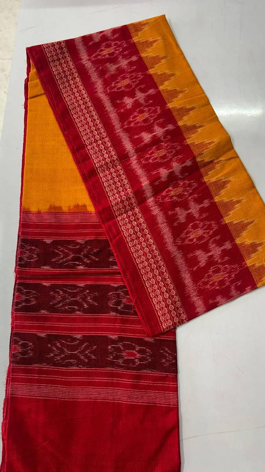 Yellow and red colour combination duppata