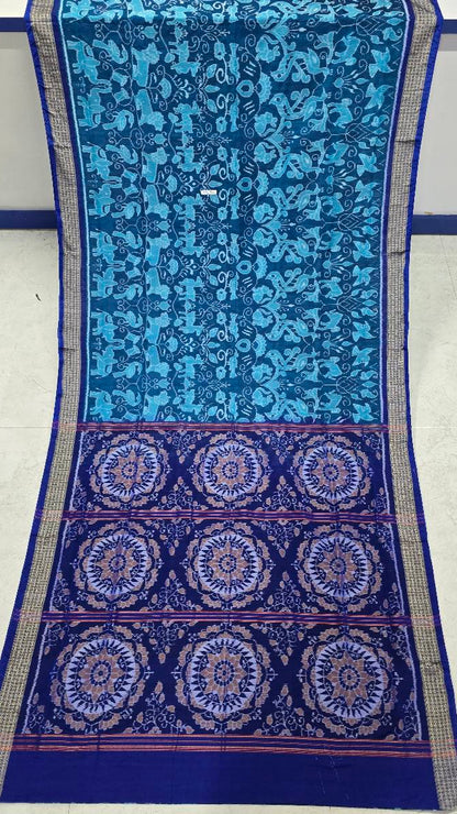Cotton and silk combination sambalpuri bapta pata