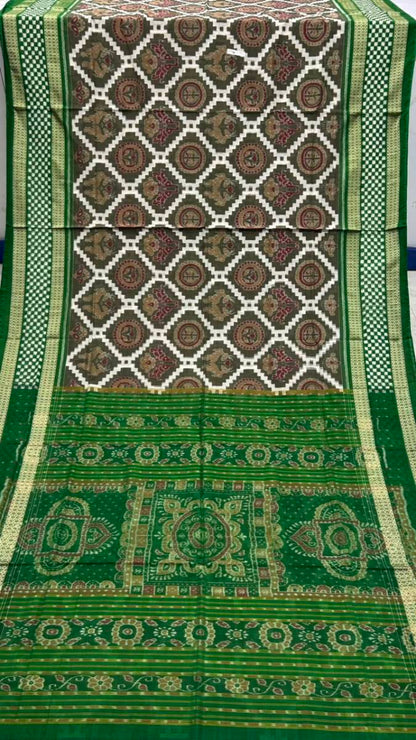 New colour+ body and border all pasapali Sambalpuri saree