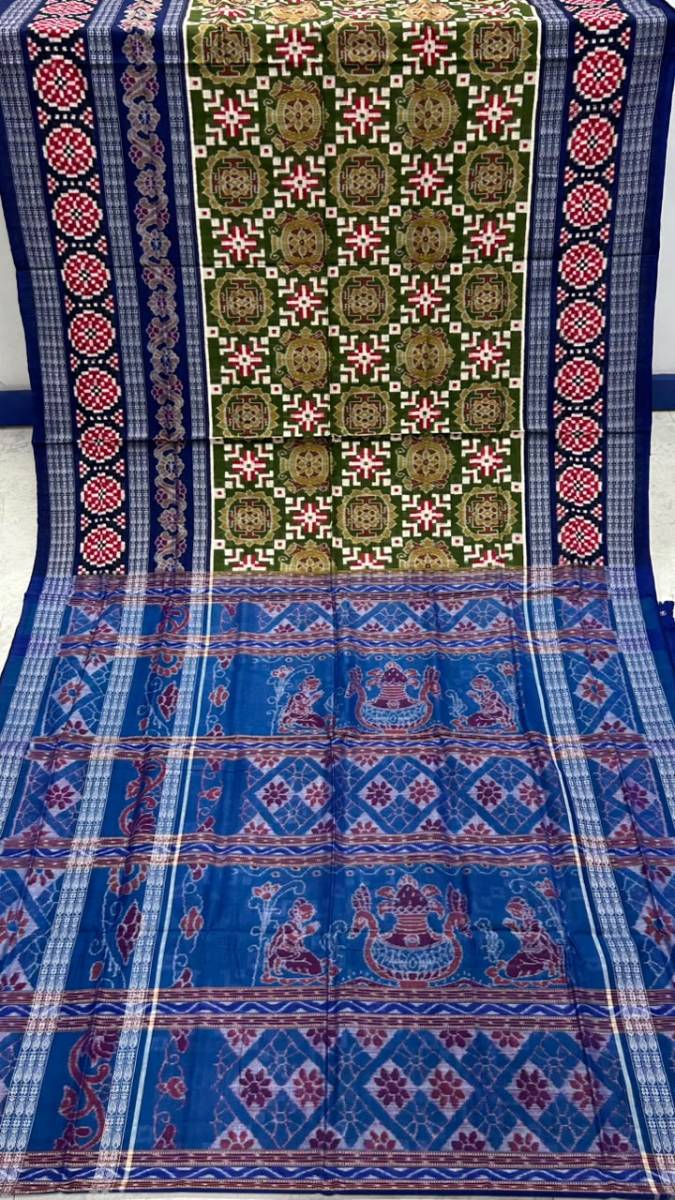 Border and body pasapali sambalpuri saree