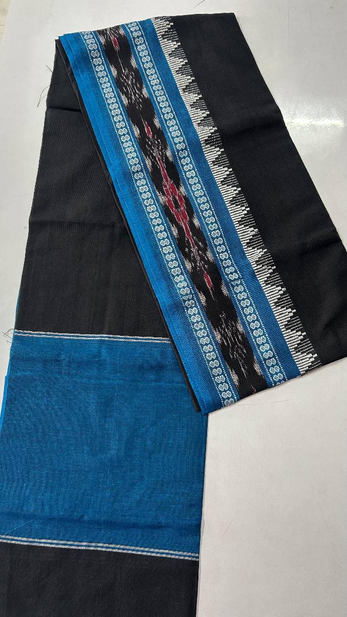 Black and blue colour combination duppata