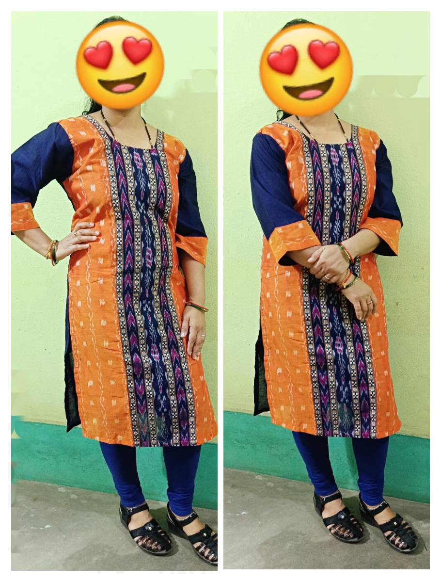 Sambalpuri handloom  cotton kurti