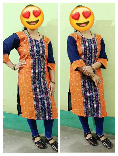 Sambalpuri handloom  cotton kurti